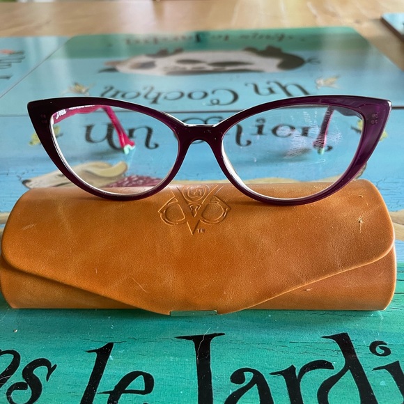 Purple Face a Face glasses frames - Picture 3 of 11